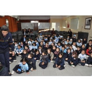 Festejos por el Día de la Bandera con los niños de Jardín